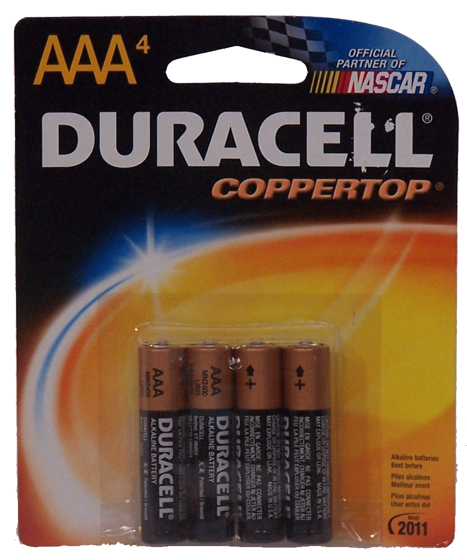 Duracell Coppertop AAA batteries Full-Size Picture